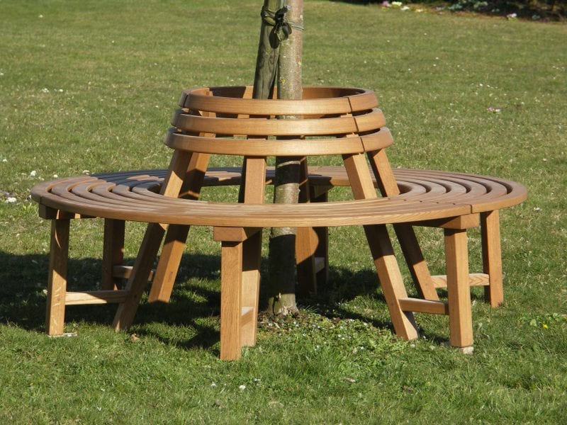 3R Baumbank Eiche Ø 170 cm