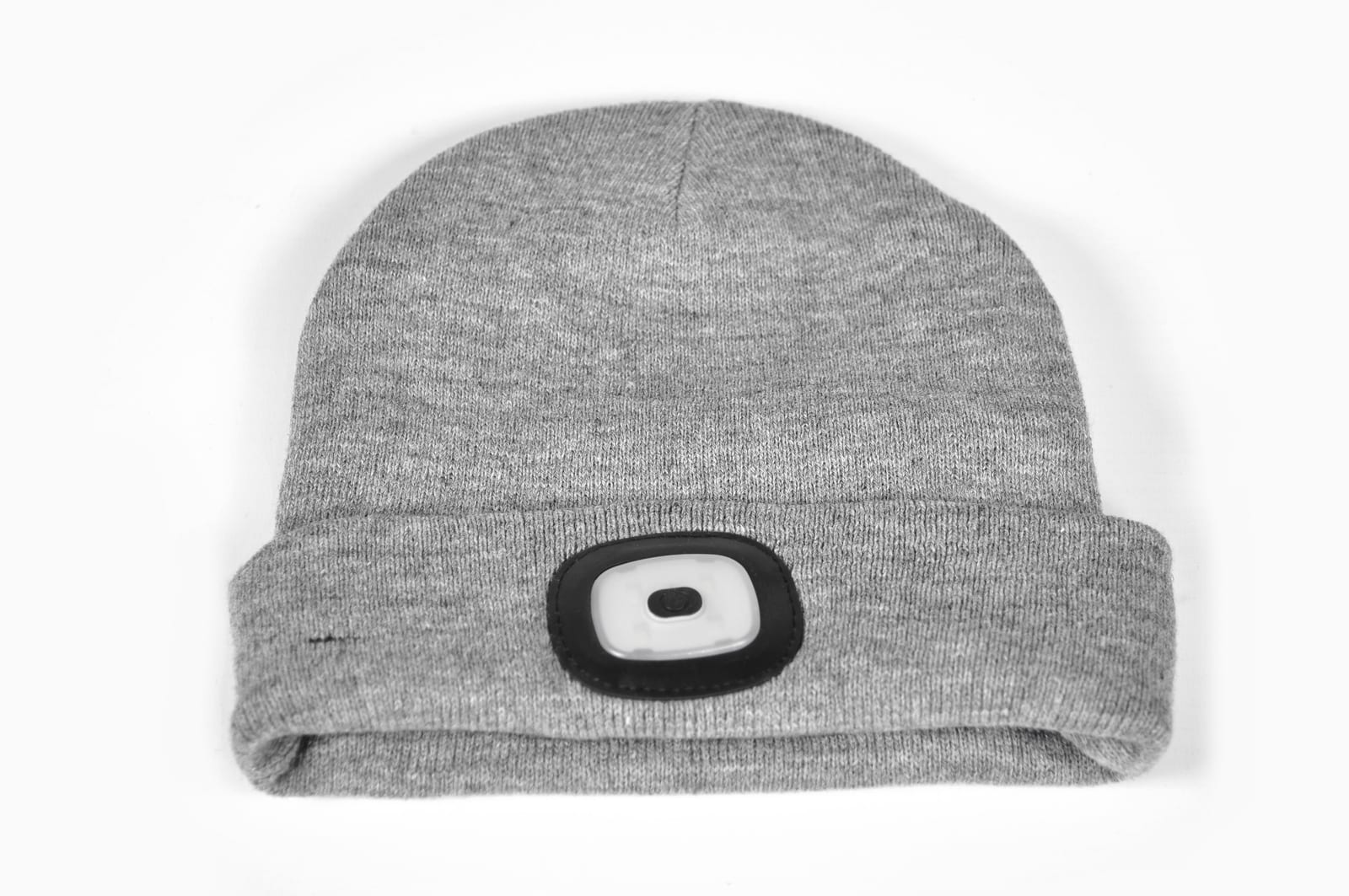 CAP mit LED-Licht grau
